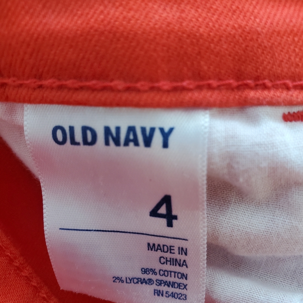 Old navy the Rockstar Women's Red skinny Jean. Size 4. - Picture 5 of 8